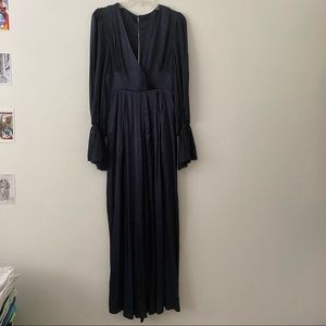 Free People navy blue jumpsuit size 2